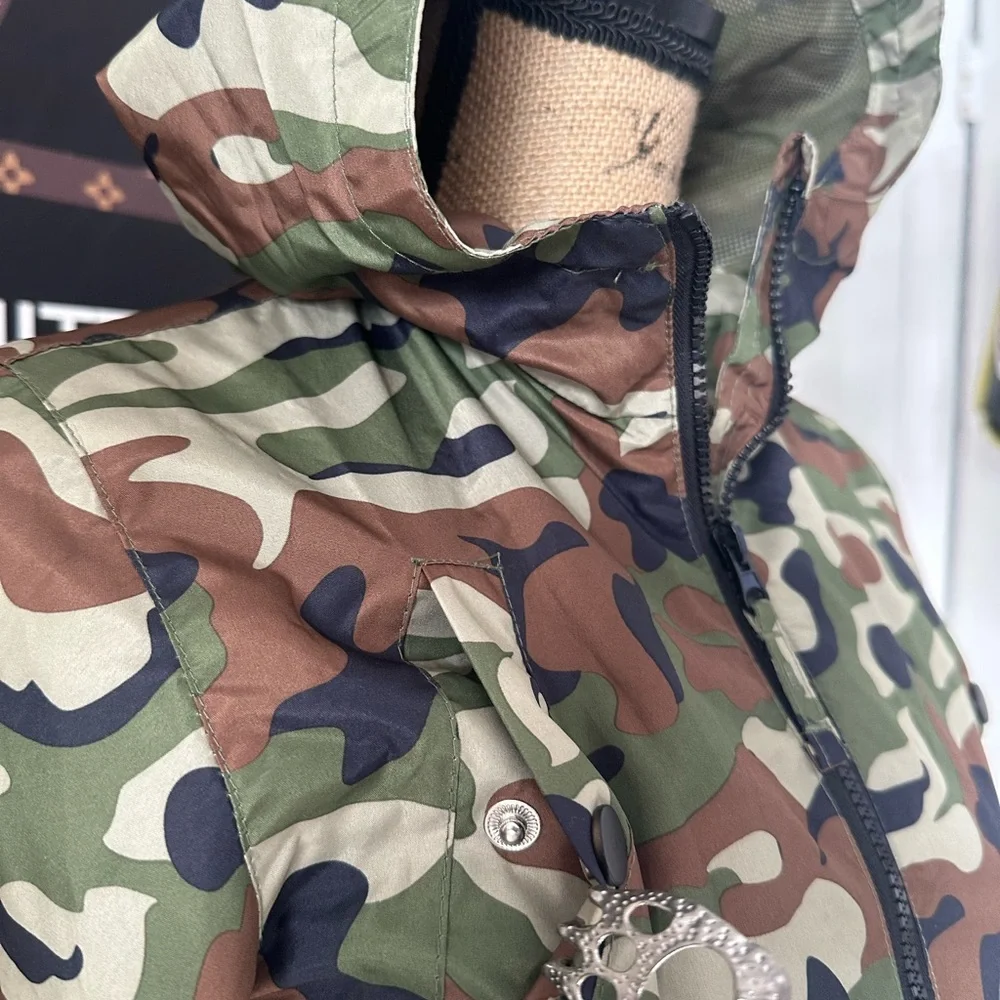 🆕Hawke & Co. Outfitter Girls Camo Hooded Windbreaker